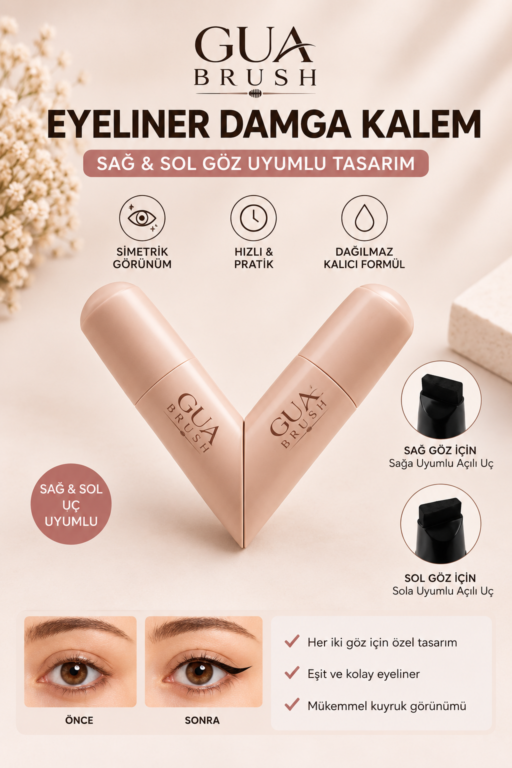 Çift Taraflı Eyeliner Kalemi