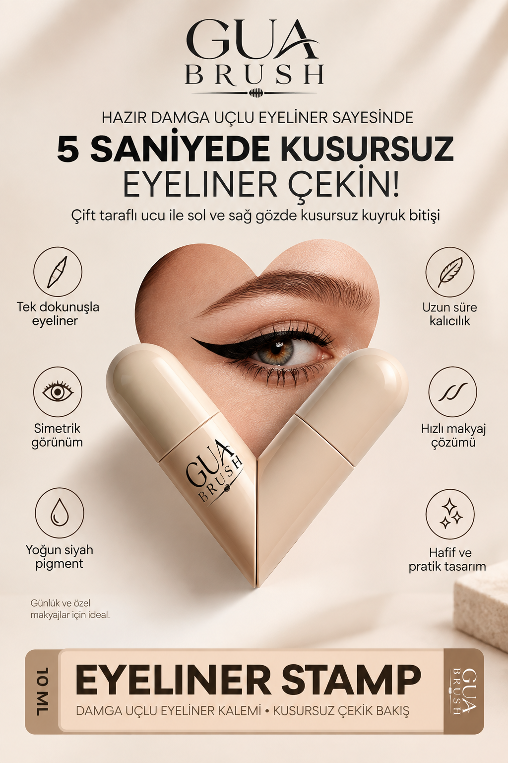 Çift Taraflı Eyeliner Kalemi